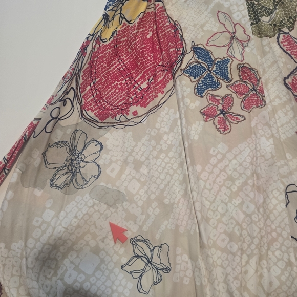 Saaksha & K Yazmin Casual Dress V-Neck Sleeveless Tie closure Size M - Picture 7 of 10